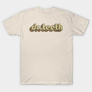 Dr. Teeth // Vintage Rainbow Typography Style // 70s T-Shirt